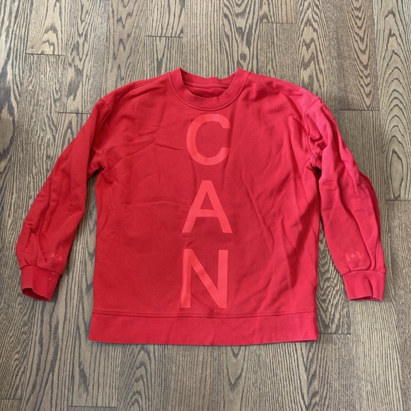 Lululemon team Canada sweatshirt sz 8 - Picture 2 of 4